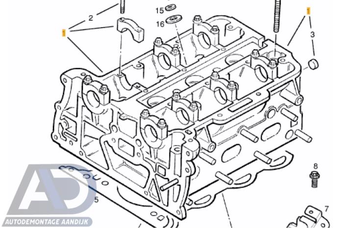 Usagé Culasse Opel Agila (A) 1.0 12V Prix € 124,99 Règlement à la marge proposé par Autodemontage Aandijk