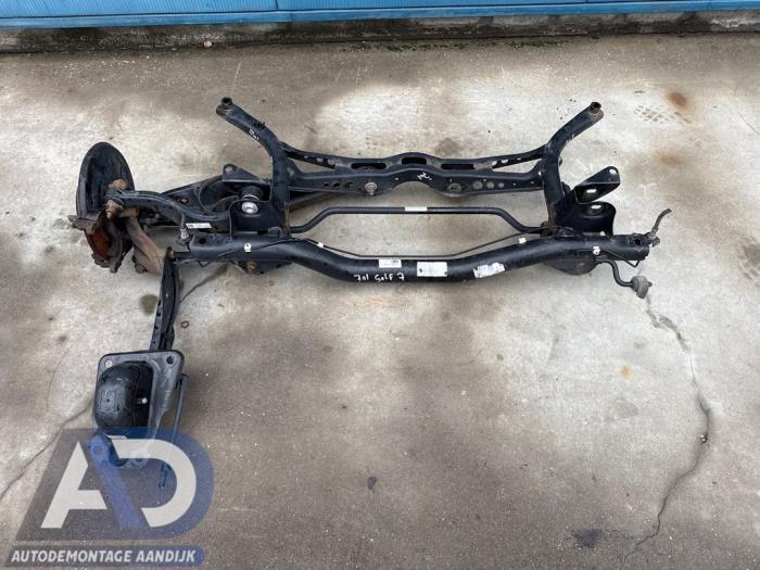 Gebrauchte Hinterachse Vorderradantrieb Volkswagen Golf VII (AUA) 1.5 TSI Evo BMT 16V Preis € 249,99 Margenregelung angeboten von Autodemontage Aandijk