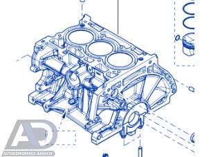 Used Engine crankcase Renault Clio IV (5R) 0.9 Energy TCE 90 12V Price € 369,99 Margin scheme offered by Autodemontage Aandijk