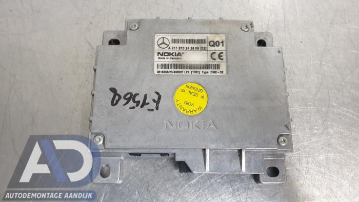 Begagnade Telefonmodul Mercedes E Combi (S211) 2.7 E-270 CDI 20V Pris € 39,99 Marginaltabell erbjuds av Autodemontage Aandijk