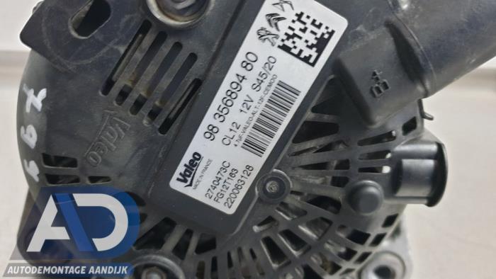 Dynamo van een Citroën C3 (SX/SW) 1.2 Vti 12V PureTech 2021