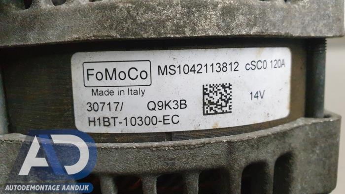 Dynamo d'un Ford Fiesta 7 1.1 Ti-VCT 12V 70 2018