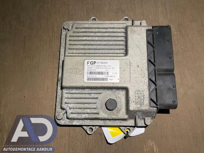 Used Engine management computer Fiat Panda (169) 1.3 JTD 16V Multijet Price € 49,99 Margin scheme offered by Autodemontage Aandijk