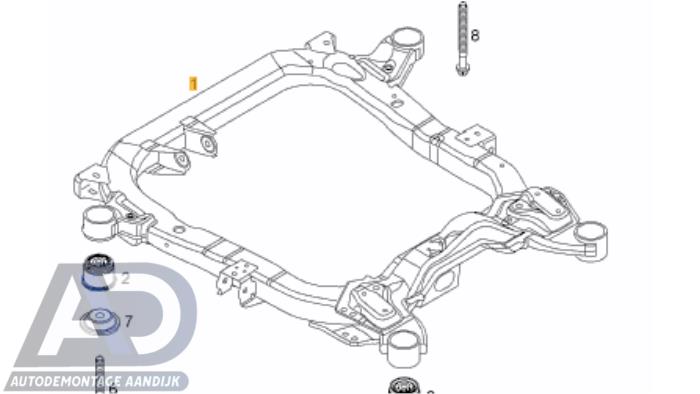 Begagnade Underram Opel Vectra C Caravan 1.9 CDTI 120 Pris € 74,99 Marginaltabell erbjuds av Autodemontage Aandijk