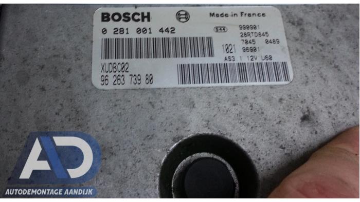 Used Engine management computer Peugeot Expert (222/224) 1.9D Price € 39,99 Margin scheme offered by Autodemontage Aandijk