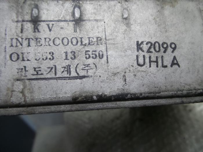 Intercooler from a Kia Carnival 1 (FLB) 2.9 TD 16V 2000