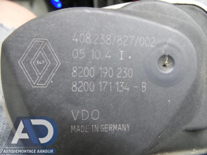 Używane Przepustnica Renault Modus/Grand Modus (JP) 1.4 16V Cena € 24,99 Procedura marży oferowane przez Autodemontage Aandijk