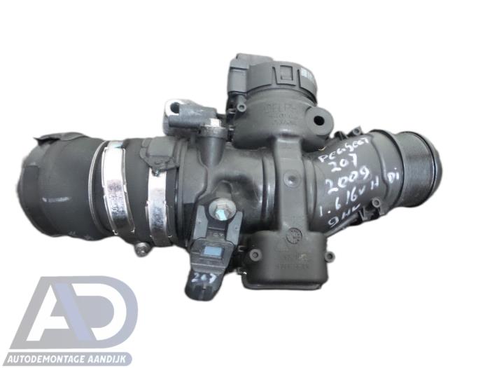Gebrauchte Drosselklappengehäuse Peugeot 207/207+ (WA/WC/WM) 1.6 HDi 16V Preis € 39,99 Margenregelung angeboten von Autodemontage Aandijk