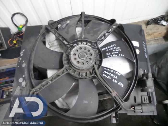 Mercedes W203 Cooling fan housings stock