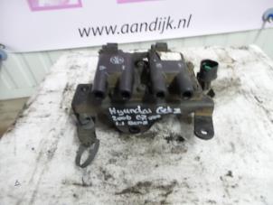 Używane Zestaw cewek zaplonowych Hyundai Getz 1.1i 12V Cena € 24,99 Procedura marży oferowane przez Autodemontage Aandijk
