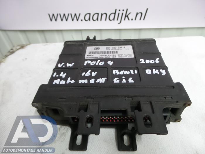 Used Automatic gearbox computer Volkswagen Polo IV (9N1/2/3) 1.4 16V 75 Price € 99,99 Margin scheme offered by Autodemontage Aandijk