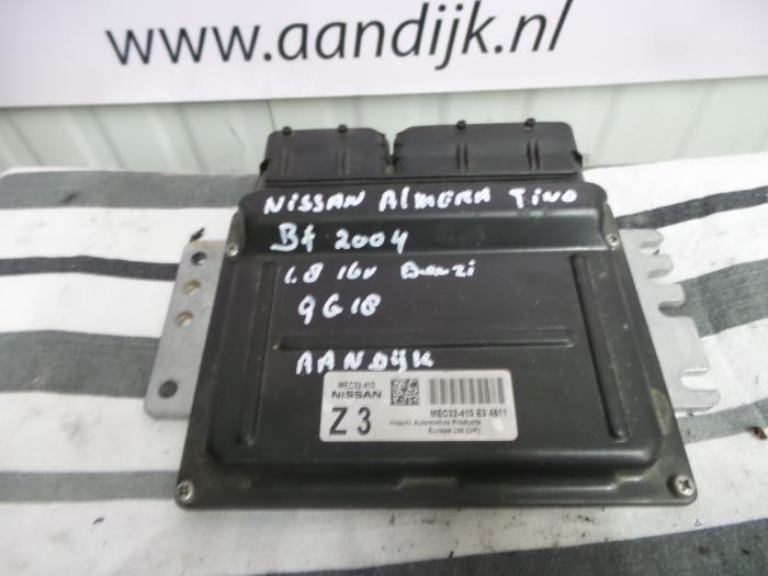 Ordenador de gestión de motor de un Nissan Almera Tino (V10M) 1.8 16V 2004