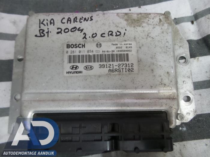 Used Engine management computer Kia Carens II (FJ) 2.0 CRDI 16V Price € 74,99 Margin scheme offered by Autodemontage Aandijk