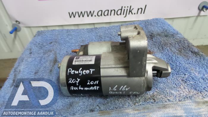 Used Starter Peugeot 207/207+ (WA/WC/WM) 1.6 16V VTi Price € 49,99 Margin scheme offered by Autodemontage Aandijk