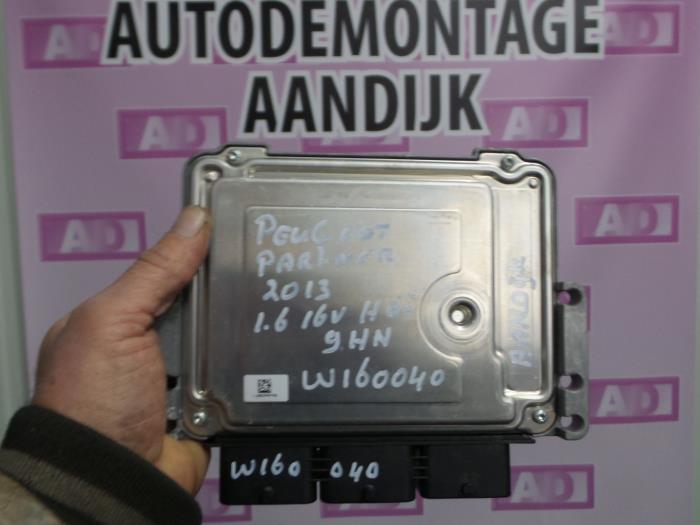 Ordinateur gestion moteur d'un Peugeot Partner (GC/GF/GG/GJ/GK) 1.6 HDI 75 2013