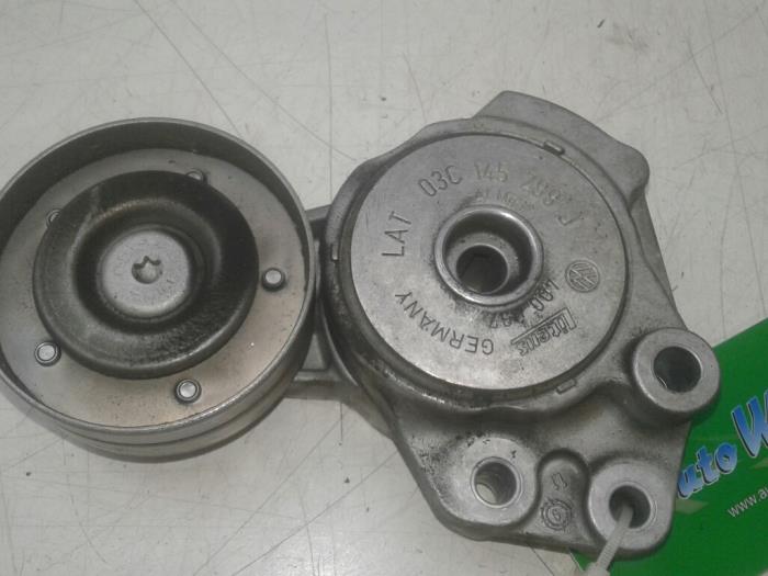 Usados Rodillo tensor correa múltiple Volkswagen Touran (1T3) 1.4 16V TSI EcoFuel Precio € 61,95 Norma de margen ofrecido por Wessel Parts & Service B.V.