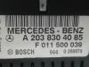 Panel de control de calefacción de un Mercedes-Benz CLK (W209) 3.2 320 CDI V6 24V 2006