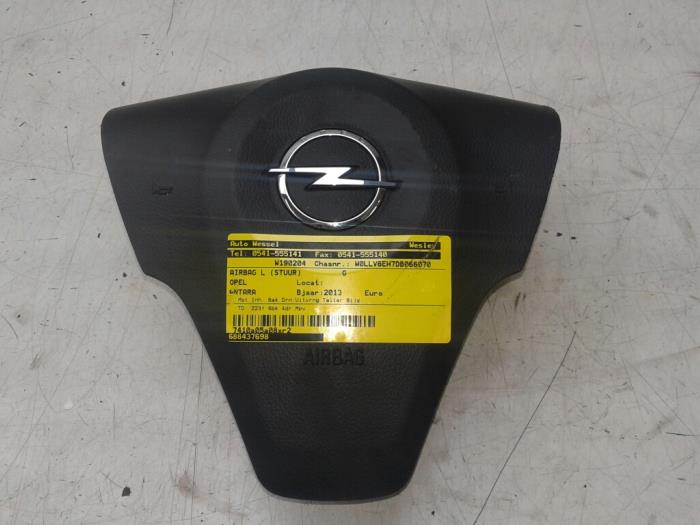 Left airbag (steering wheel) from a Opel Antara (LA6) 2.2 CDTI 16V 4x2 2013