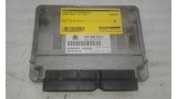 Used Engine management computer Skoda Fabia (6Y5) 1.4i Price € 61,95 Margin scheme offered by Wessel Parts & Service B.V.