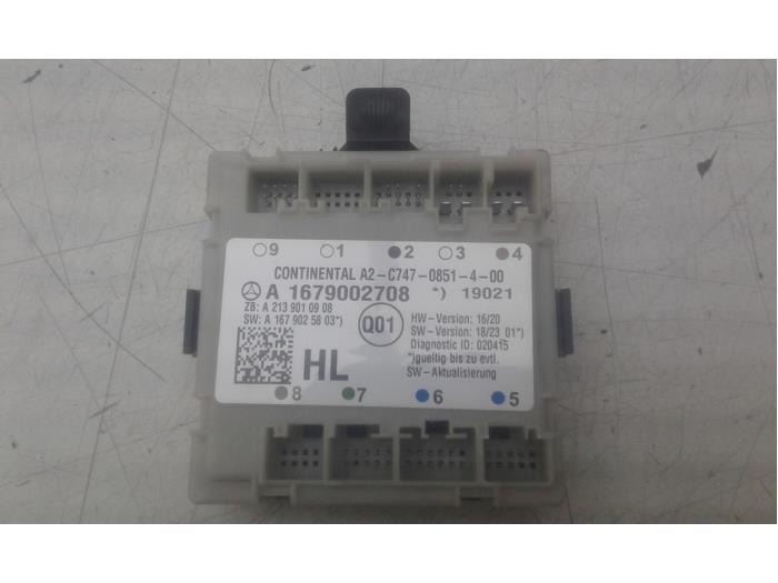 Usados Módulo de cierre centralizado Mercedes GLE (V167) 400d 2.9 4-Matic Precio € 147,00 Norma de margen ofrecido por Wessel Parts & Service B.V.
