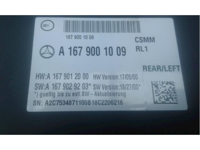 Module (miscellaneous) from a Mercedes-Benz GLE (V167) 400d 2.9 4-Matic 2019