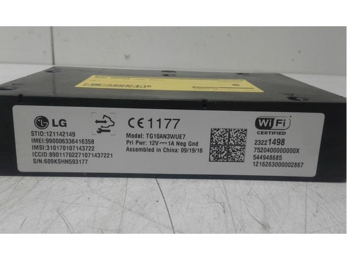 Módulo WiFi de un Opel Zafira Tourer (P12) 1.6 CDTI 16V ecoFLEX 136 2017