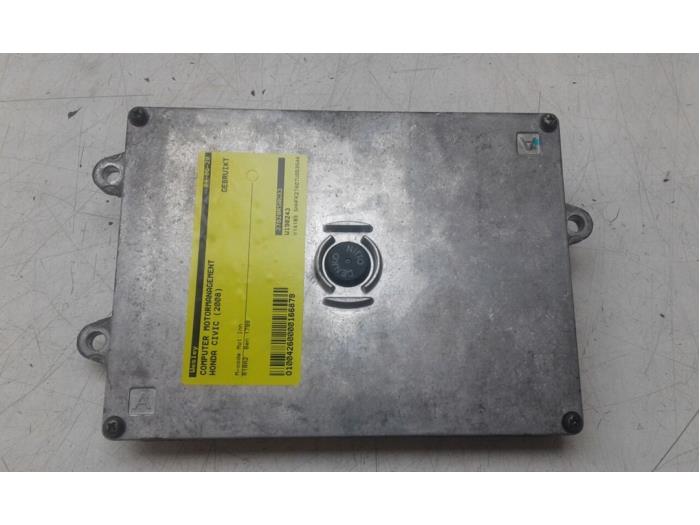 Used Engine management computer Honda Civic (FK/FN) 1.8i VTEC 16V Price € 236,25 Margin scheme offered by Wessel Parts & Service B.V.