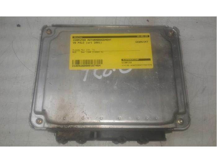 Used Engine management computer Volkswagen Polo III (6N2) 1.4 Price € 82,95 Margin scheme offered by Wessel Parts & Service B.V.