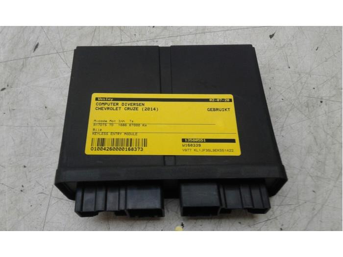 Used Computer, miscellaneous Chevrolet Cruze SW 1.7 D 130 Price € 61,95 Margin scheme offered by Wessel Parts & Service B.V.