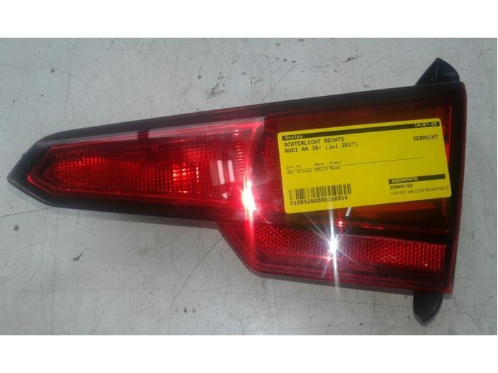 Taillight, right from a Audi A4 (B9) 1.4 TFSI 16V 2017