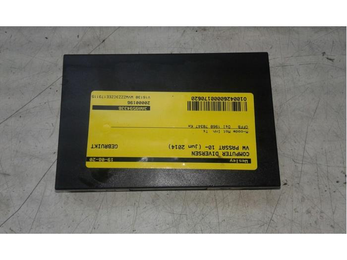 Usagé Ordinateur divers Volkswagen Passat Alltrack (365) 2.0 TDI 16V 140 4Motion Prix € 73,50 Règlement à la marge proposé par Wessel Parts & Service B.V.