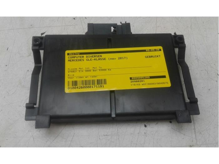 Used Computer, miscellaneous Mercedes GLE (W166) 500 e 3.0 V6 24V 4-Matic Price € 131,25 Margin scheme offered by Wessel Parts & Service B.V.