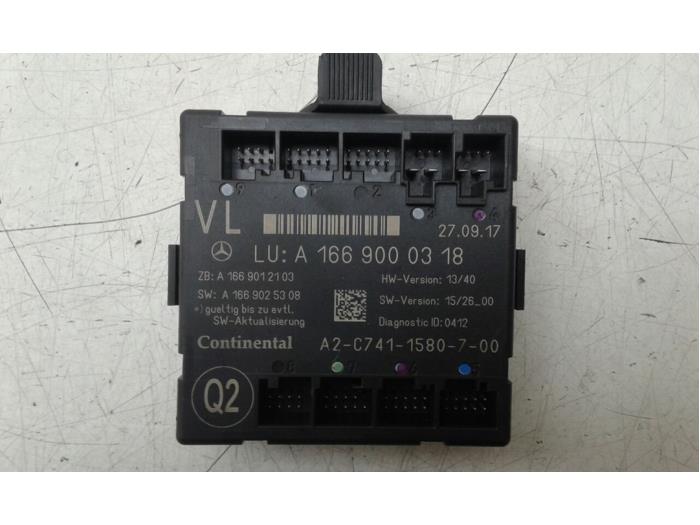 Central door locking module Mercedes GLE 500 e 3.0 V6 24V biturbo 4 ...