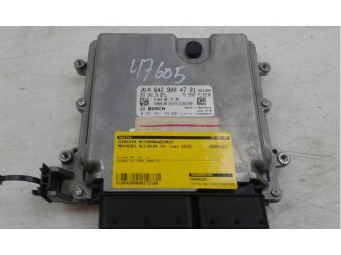 Used Engine management computer Mercedes GLE (W166) 350d 3.0 V6 24V BlueTEC 4-Matic Price € 472,50 Margin scheme offered by Wessel Parts & Service B.V.