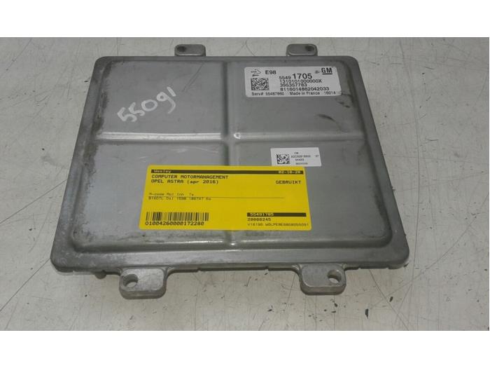 Engine management computer Opel Astra J Sports Tourer (PD8/PE8/PF8), 2010 / 2015 1.6 CDTI 16V, Combi/o, Diesel, 1.598cc, 81kW (110pk), FWD, B16DTL, 2014-02 / 2015-10, PD8D6; PD8E6; PE8E6 (Used)
