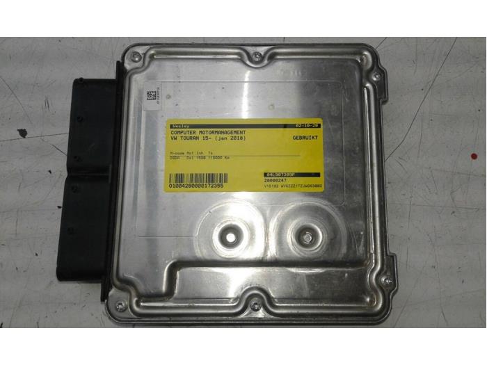 Used Engine management computer Volkswagen Touran (5T1) 1.6 TDI SCR BlueMotion Technology Price € 418,95 Margin scheme offered by Wessel Parts & Service B.V.