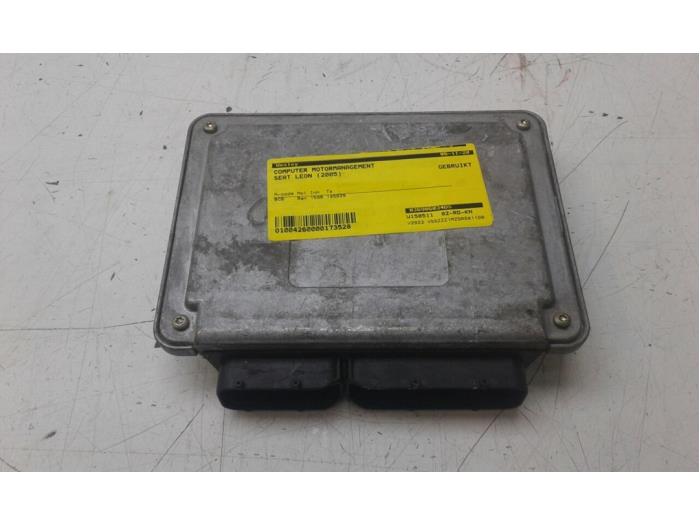 Used Engine management computer Seat Leon (1M1) 1.6 16V Price € 93,45 Margin scheme offered by Wessel Parts & Service B.V.
