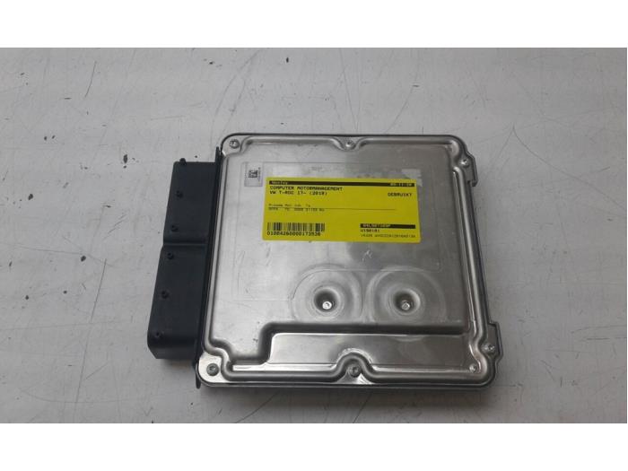 Used Engine management computer Volkswagen T-Roc I 2.0 TDI 150 4Motion 16V Price € 418,95 Margin scheme offered by Wessel Parts & Service B.V.