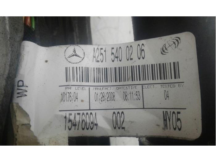 Os kolumny kierownicy z Mercedes-Benz R (W251) 3.0 350 CDI 24V 4-Matic 2010