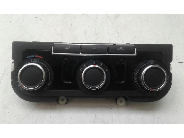 Begagnade Värmekontrollpanel Volkswagen Golf VI (5K1) 1.4 16V Pris € 51,45 Marginaltabell erbjuds av Wessel Parts & Service B.V.