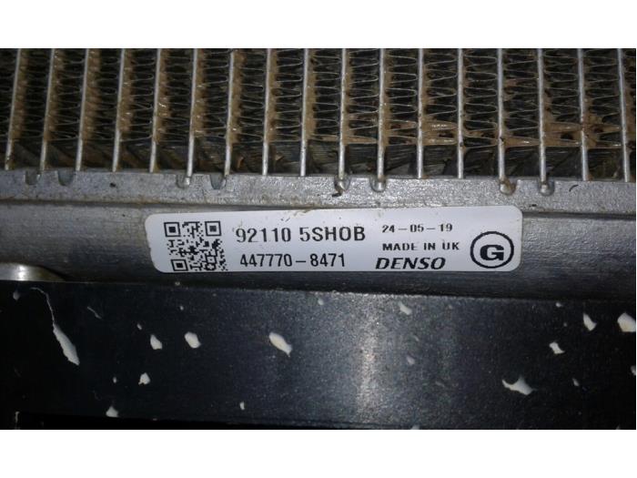 Air conditioning radiator from a Nissan Leaf (ZE1)  2019