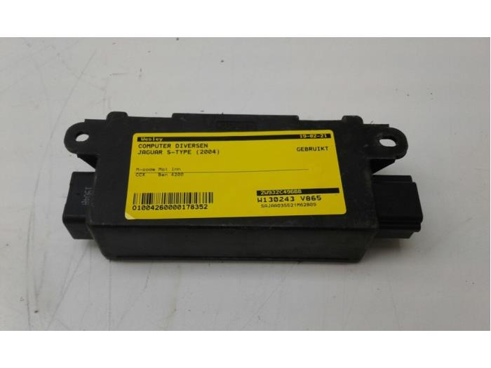Usagé Ordinateur divers Jaguar S-type (X200) 4.2 R V8 32V Prix € 51,45 Règlement à la marge proposé par Wessel Parts & Service B.V.