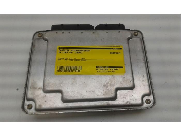 Used Engine management computer Volkswagen Lupo (6X1) Price € 61,95 Margin scheme offered by Wessel Parts & Service B.V.