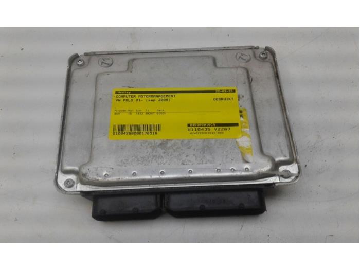Used Engine management computer Volkswagen Polo IV (9N1/2/3) 1.4 TDI 80 Price € 93,45 Margin scheme offered by Wessel Parts & Service B.V.