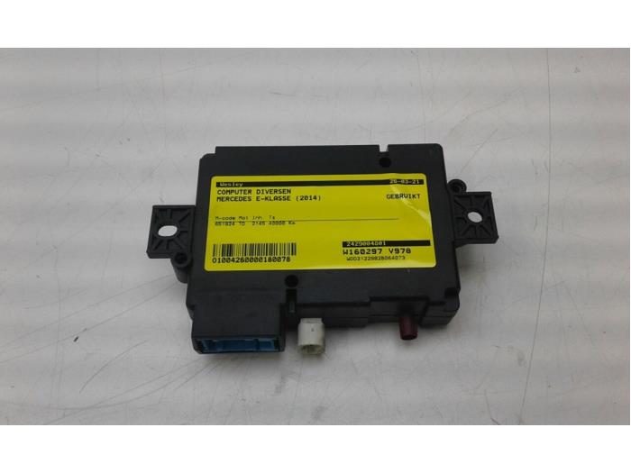Used Computer, miscellaneous Mercedes E Estate (S212) E-300 Hybrid,BlueTec Hybrid V6 24V Price € 72,45 Margin scheme offered by Wessel Parts & Service B.V.