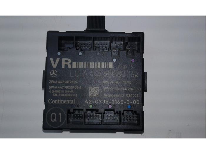 Central door locking module Mercedes V 2.1 220 CDI, 220 d 16V ...