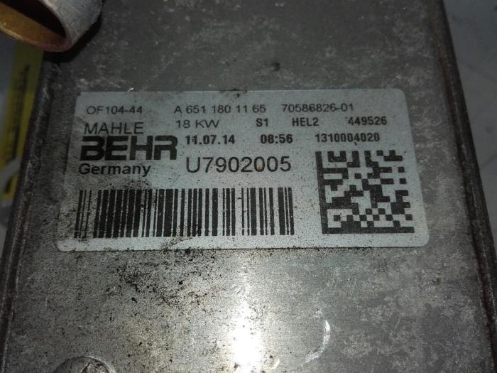 Oil filter housing Mercedes Sprinter 3,5t 313 CDI 16V 6511801165 651955