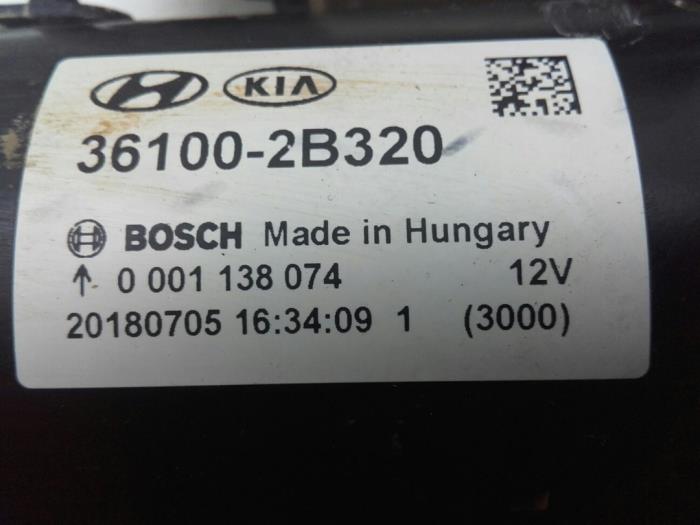 Begagnade Startmotor Kia Optima (JFA) 1.6 T-GDi 16V Pris på förfrågan erbjuds av Wessel Parts & Service B.V.