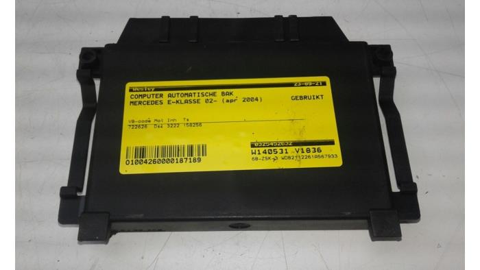 Used Automatic gearbox computer Mercedes E Combi (S211) 3.2 E-320 CDI 24V Price € 61,95 Margin scheme offered by Wessel Parts & Service B.V.
