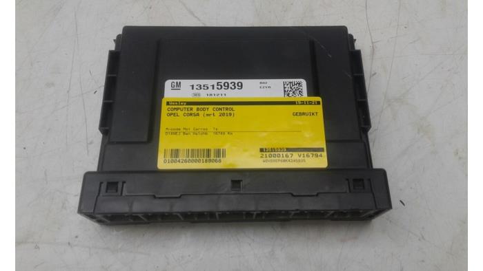 Gebrauchte Steuergerät Body Control Opel Corsa E 1.4 Turbo 16V Preis € 82,95 Margenregelung angeboten von Wessel Parts & Service B.V.